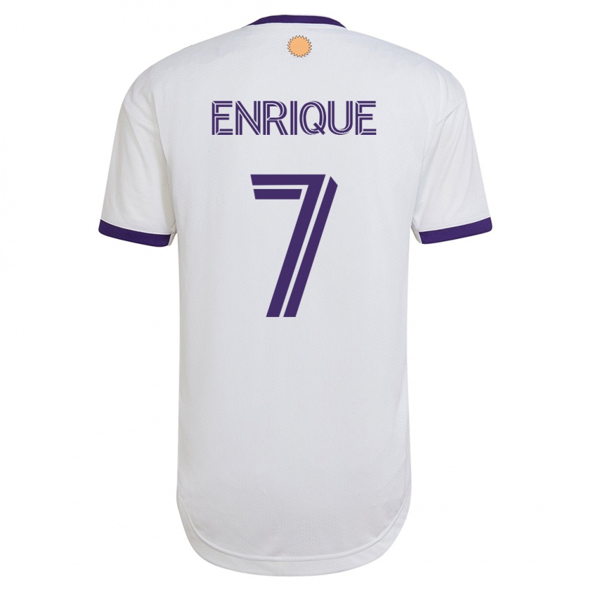 Dzieci Ramiro Enrique #7 Biały Wyjazdowa Koszulka 2023/24 Koszulki Klubowe