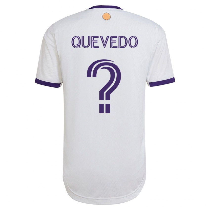 Dzieci Juan Quevedo #0 Biały Wyjazdowa Koszulka 2023/24 Koszulki Klubowe