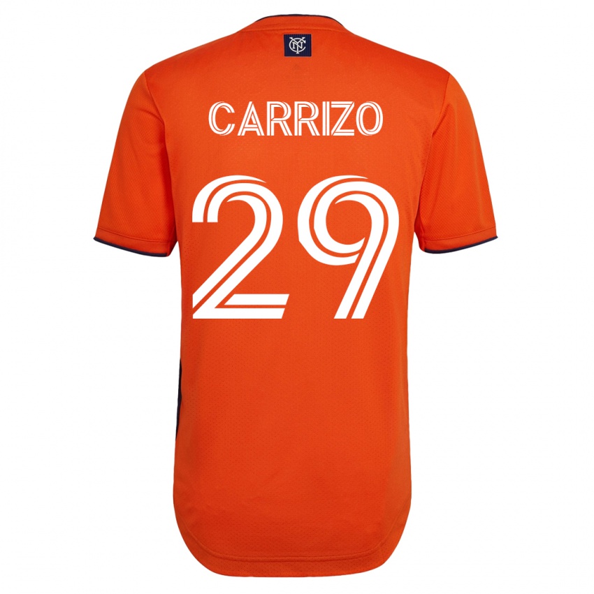 Dzieci Máximo Carrizo #29 Czarny Wyjazdowa Koszulka 2023/24 Koszulki Klubowe