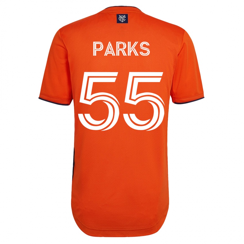 Dzieci Keaton Parks #55 Czarny Wyjazdowa Koszulka 2023/24 Koszulki Klubowe