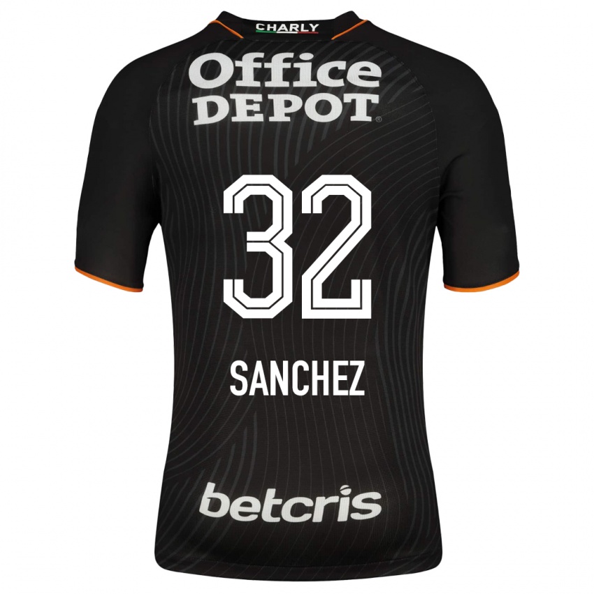 Dzieci Luis Sánchez #32 Czarny Wyjazdowa Koszulka 2023/24 Koszulki Klubowe