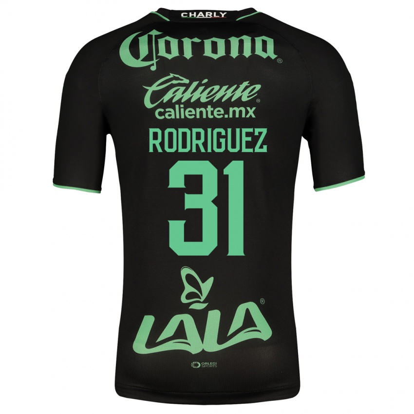 Dzieci Emerson Rodríguez #31 Czarny Wyjazdowa Koszulka 2023/24 Koszulki Klubowe