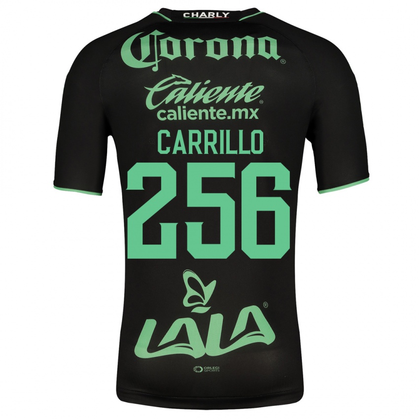 Dzieci Stéphano Carrillo #256 Czarny Wyjazdowa Koszulka 2023/24 Koszulki Klubowe