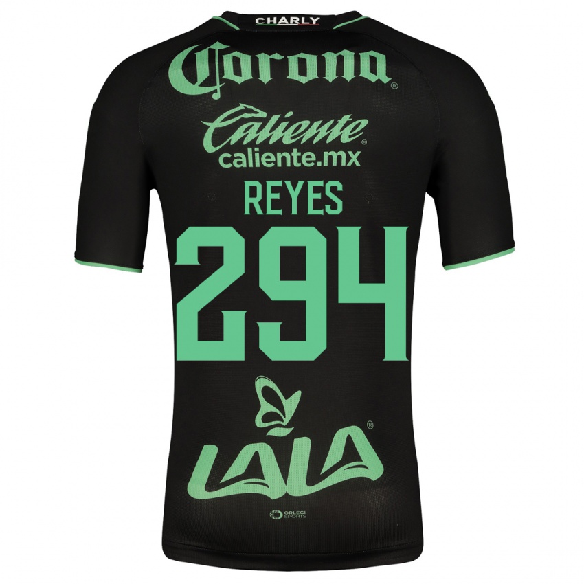 Dzieci Máximo Reyes #294 Czarny Wyjazdowa Koszulka 2023/24 Koszulki Klubowe