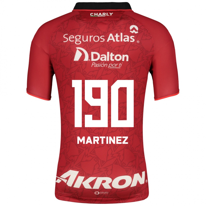 Dzieci Luis Carlos Martínez #190 Czerwony Wyjazdowa Koszulka 2023/24 Koszulki Klubowe