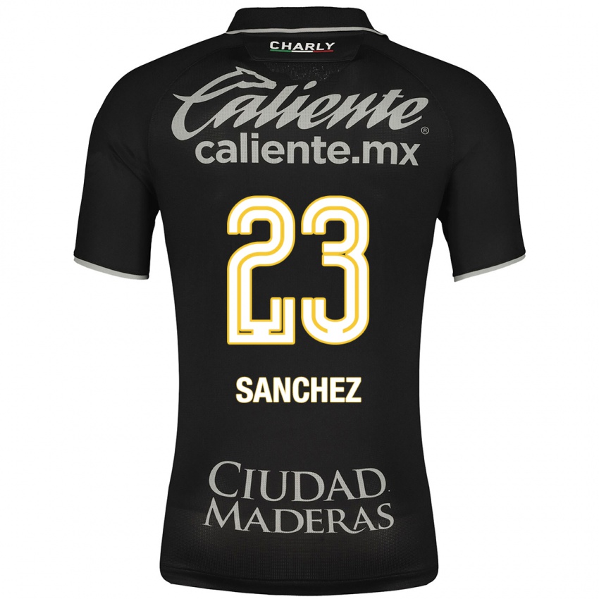 Dzieci Borja Sánchez #23 Czarny Wyjazdowa Koszulka 2023/24 Koszulki Klubowe