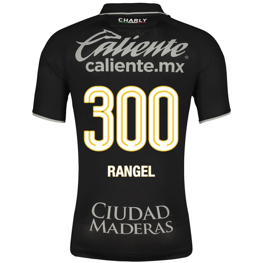 Dzieci Luis Rangel #300 Czarny Wyjazdowa Koszulka 2023/24 Koszulki Klubowe