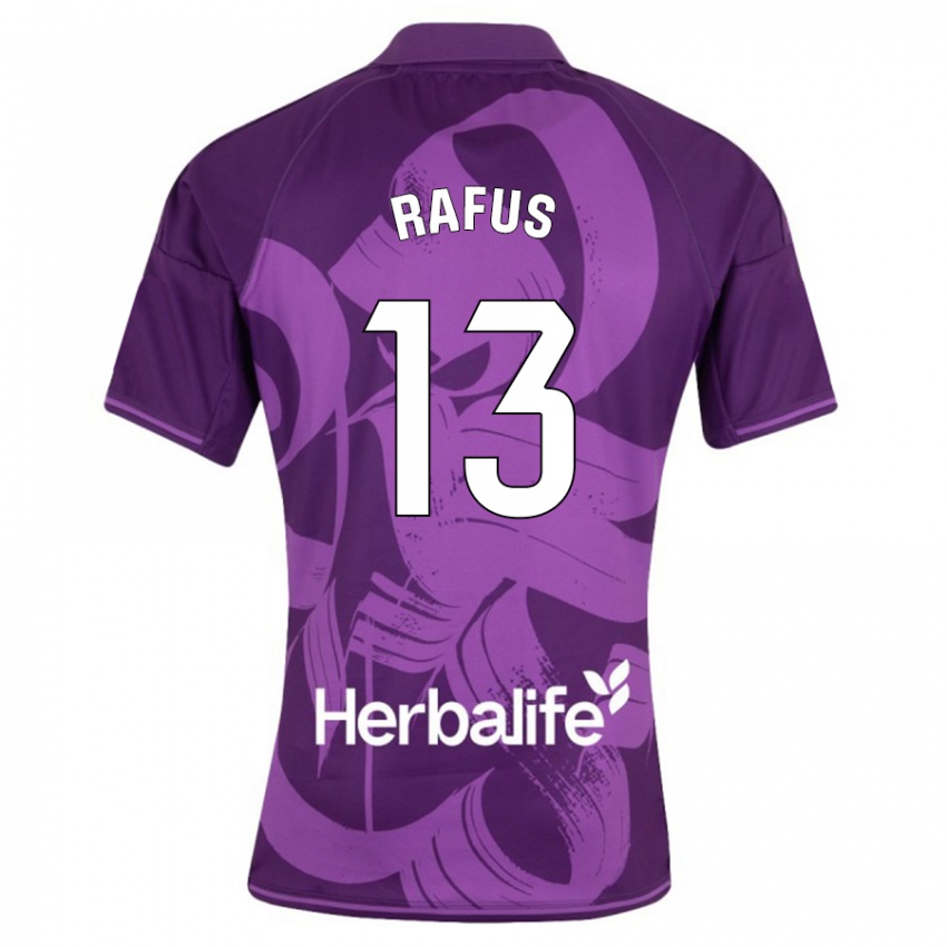 Dzieci Arnau Rafus #13 Fioletowy Wyjazdowa Koszulka 2023/24 Koszulki Klubowe