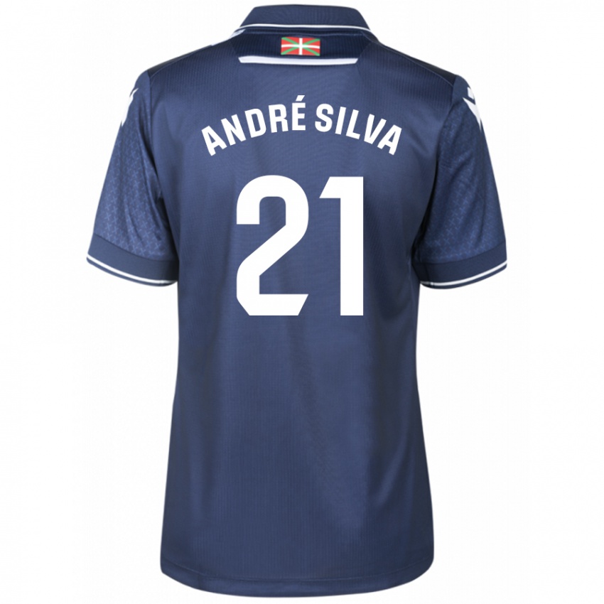Dzieci Andre Silva #21 Marynarka Wojenna Wyjazdowa Koszulka 2023/24 Koszulki Klubowe