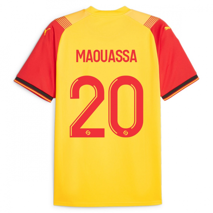 Męski Faitout Maouassa #20 Żółty Domowa Koszulka 2023/24 Koszulki Klubowe