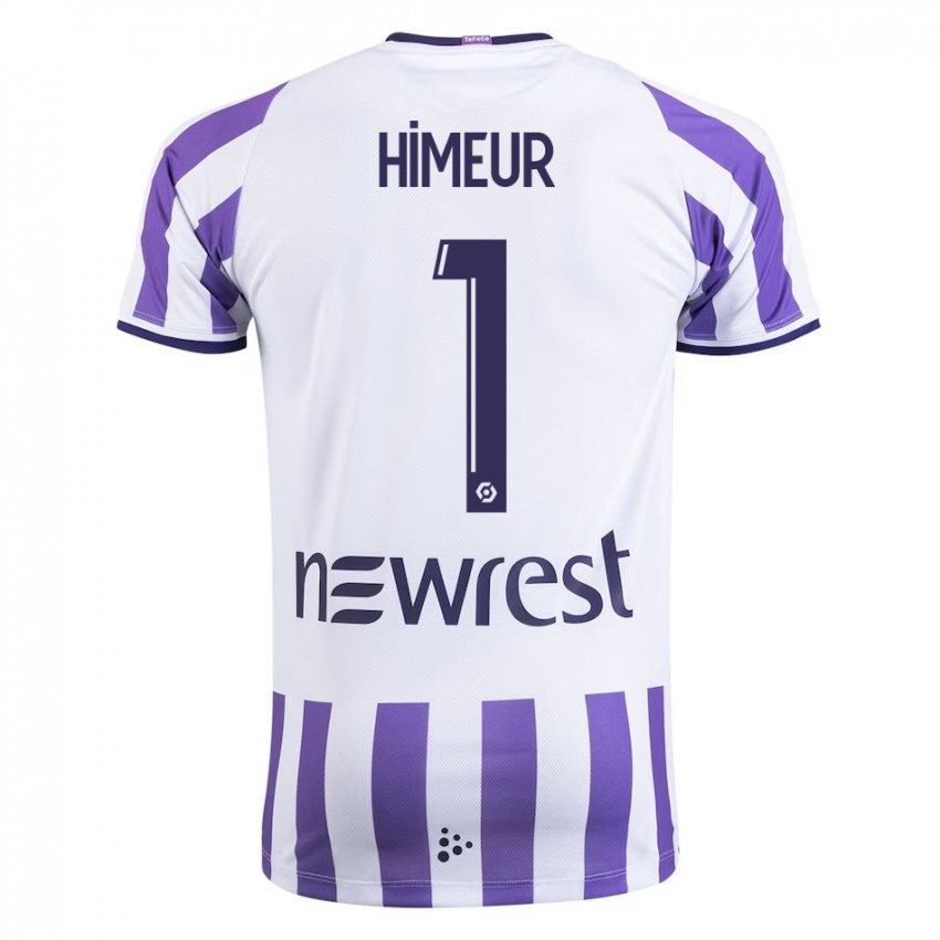Męski Thomas Himeur #1 Biały Domowa Koszulka 2023/24 Koszulki Klubowe