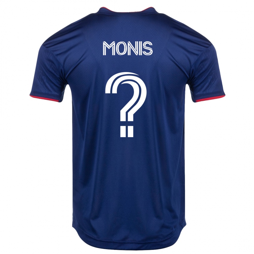 Męski Alex Monis #0 Marynarka Wojenna Domowa Koszulka 2023/24 Koszulki Klubowe