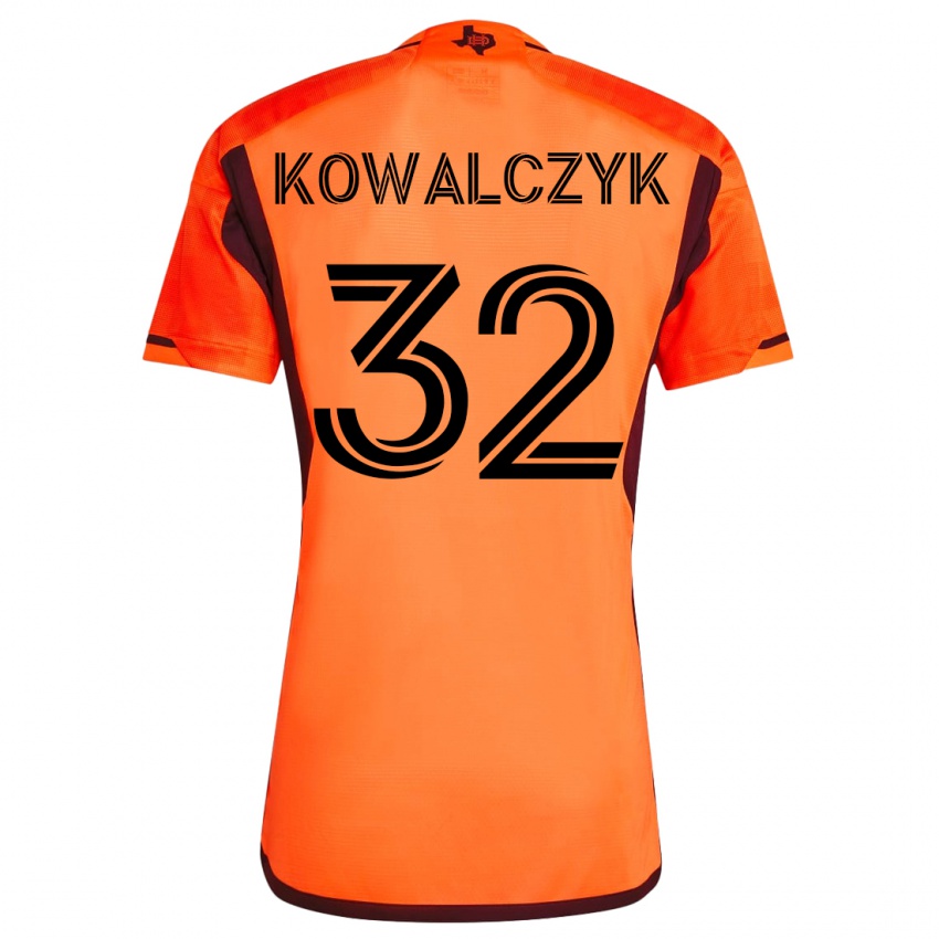 Męski Sebastian Kowalczyk #32 Pomarańczowy Domowa Koszulka 2023/24 Koszulki Klubowe