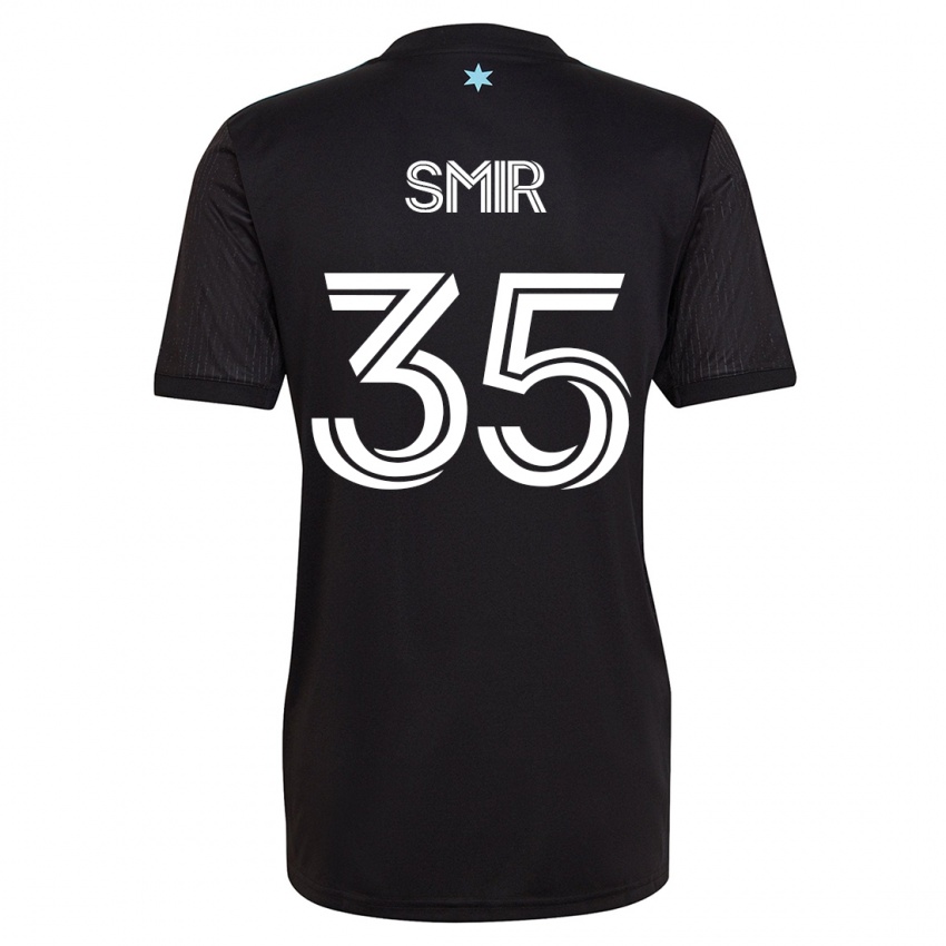 Męski Alec Smir #35 Czarny Domowa Koszulka 2023/24 Koszulki Klubowe