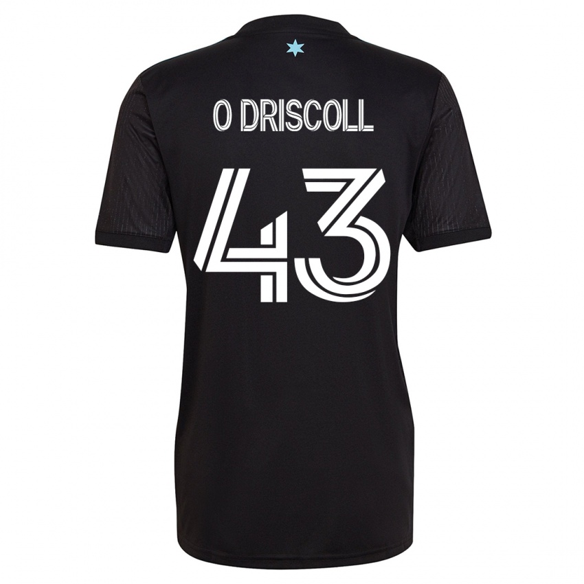 Męski Rory O'driscoll #43 Czarny Domowa Koszulka 2023/24 Koszulki Klubowe