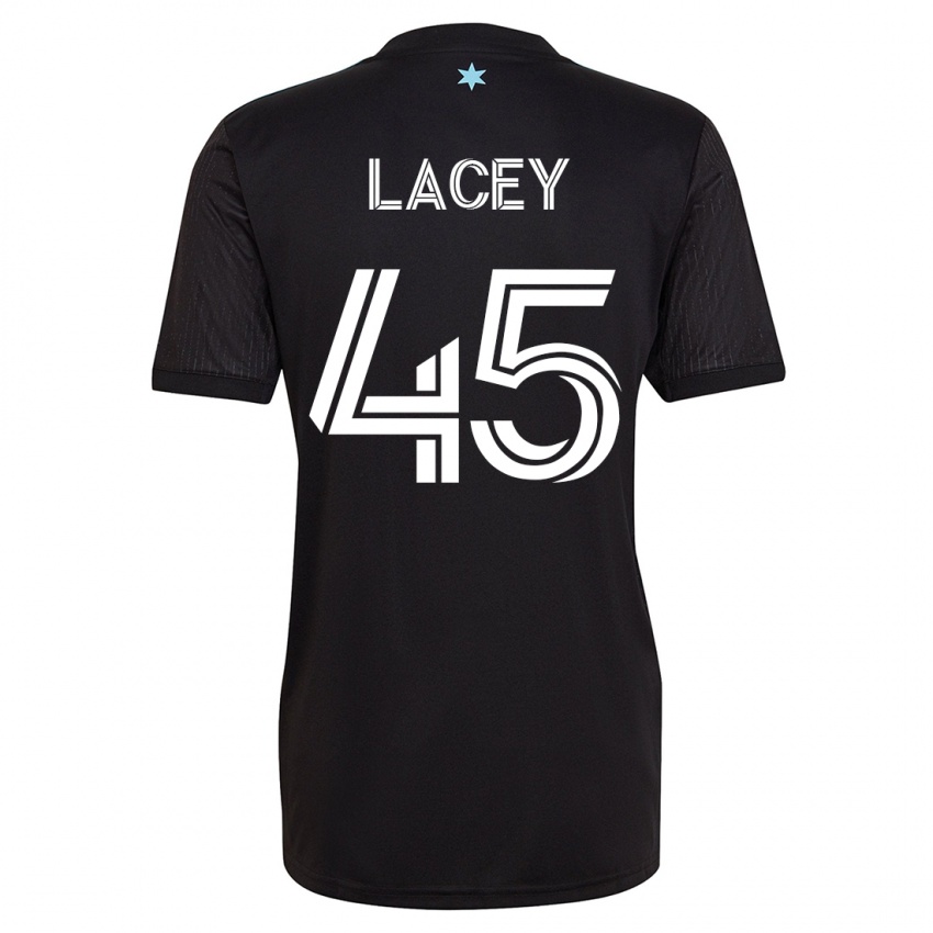 Męski Kameron Lacey #45 Czarny Domowa Koszulka 2023/24 Koszulki Klubowe