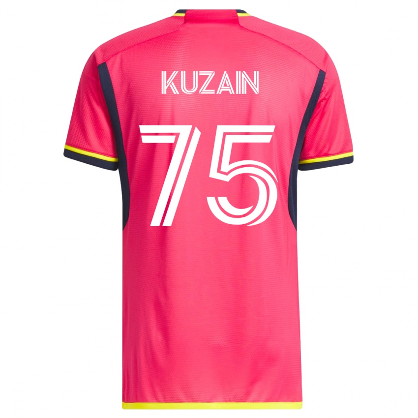 Męski Wan Kuzain #75 Różowy Domowa Koszulka 2023/24 Koszulki Klubowe