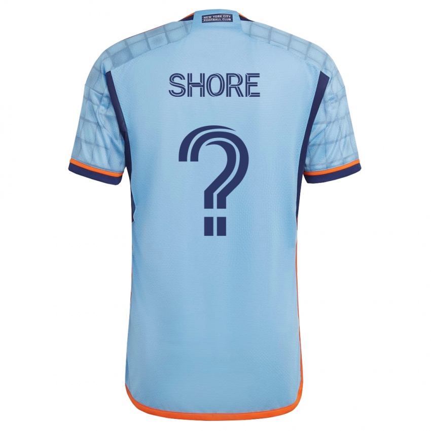 Męski Jonathan Shore #0 Niebieski Domowa Koszulka 2023/24 Koszulki Klubowe