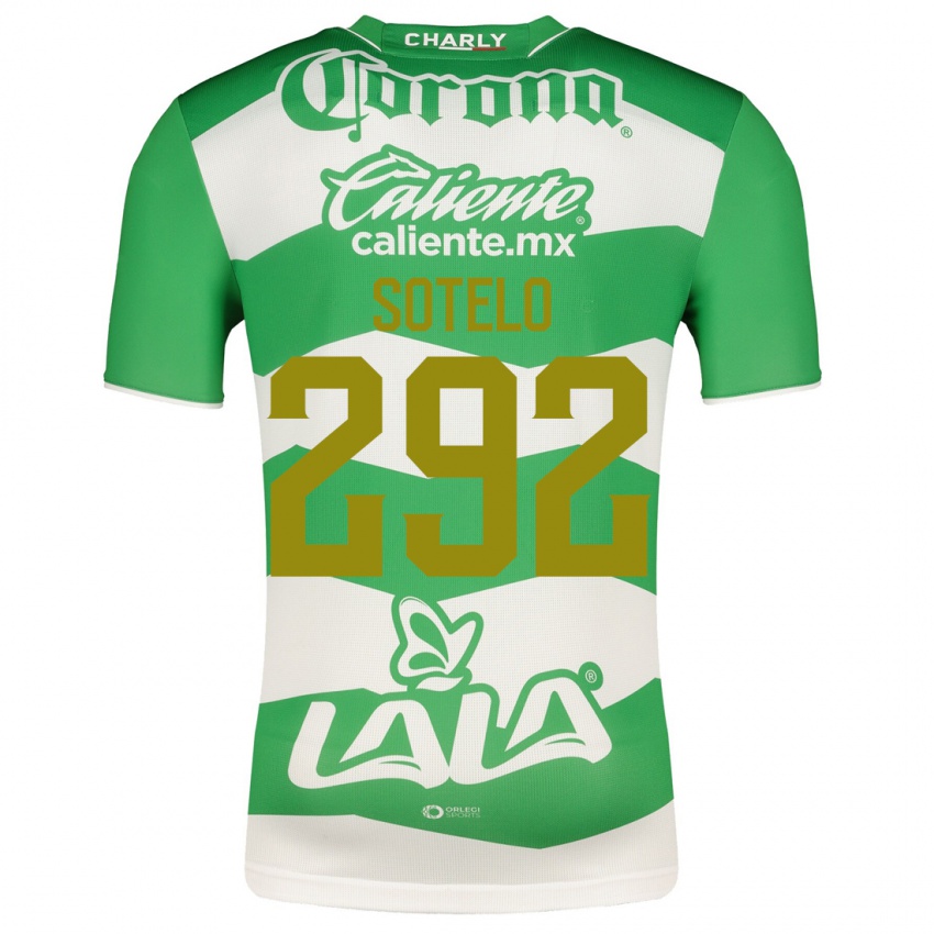 Męski José Sotelo #292 Zielony Domowa Koszulka 2023/24 Koszulki Klubowe