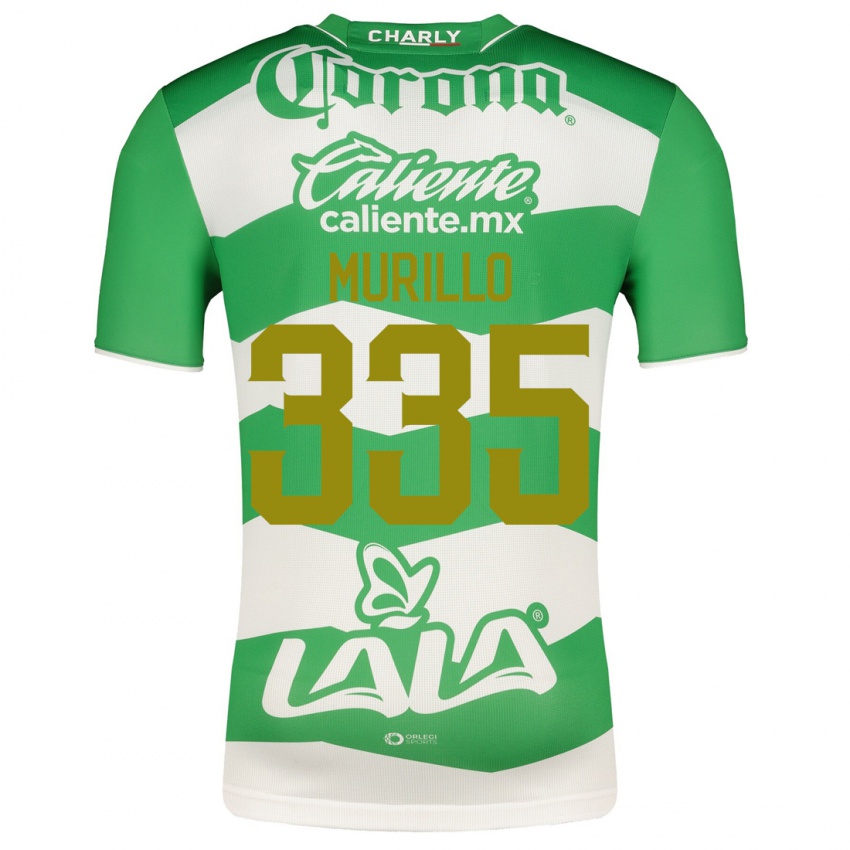 Męski Doryan Murillo #335 Zielony Domowa Koszulka 2023/24 Koszulki Klubowe