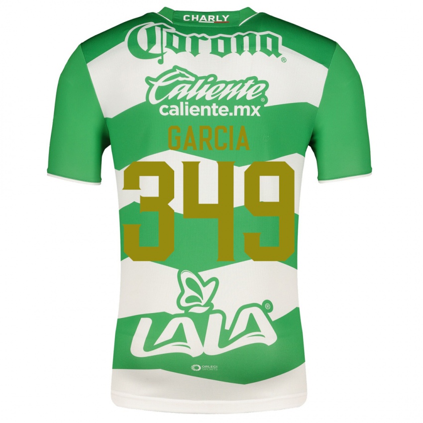 Męski Diego García #349 Zielony Domowa Koszulka 2023/24 Koszulki Klubowe