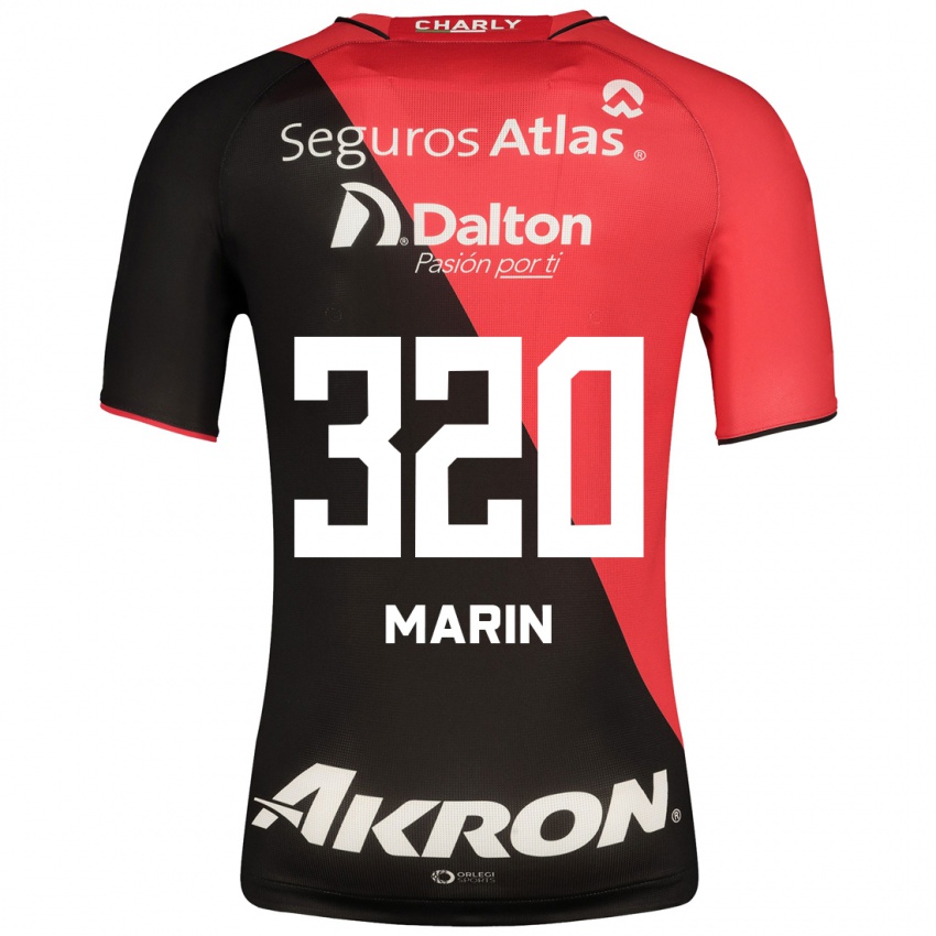 Męski Donato Marín #320 Czarny Domowa Koszulka 2023/24 Koszulki Klubowe