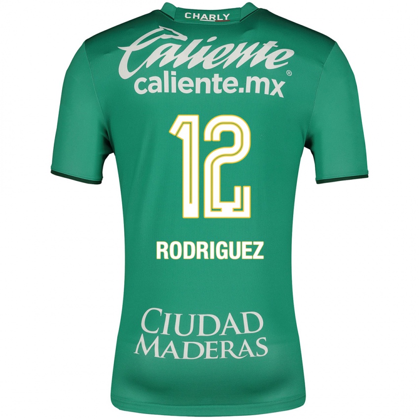 Męski Lixy Rodríguez #12 Zielony Domowa Koszulka 2023/24 Koszulki Klubowe