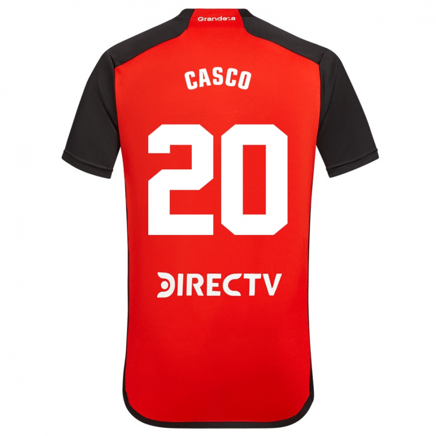 Męski Milton Casco #20 Czerwony Wyjazdowa Koszulka 2023/24 Koszulki Klubowe