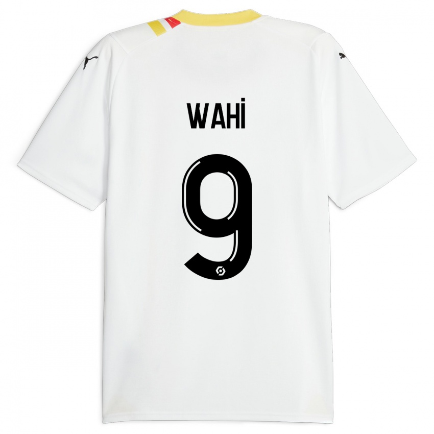 Męski Elye Wahi #9 Czarny Wyjazdowa Koszulka 2023/24 Koszulki Klubowe