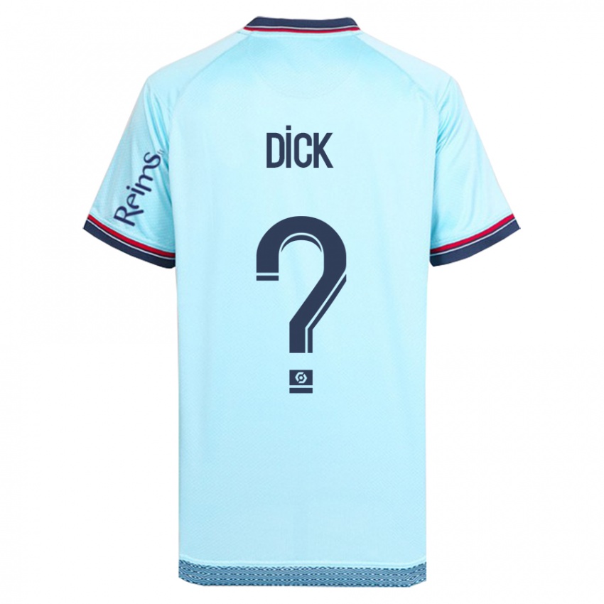 Męski Livingstone Dick #0 Niebieskie Niebo Wyjazdowa Koszulka 2023/24 Koszulki Klubowe