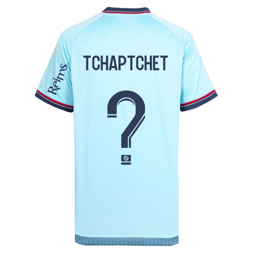 Męski Arthur Tchaptchet #0 Niebieskie Niebo Wyjazdowa Koszulka 2023/24 Koszulki Klubowe