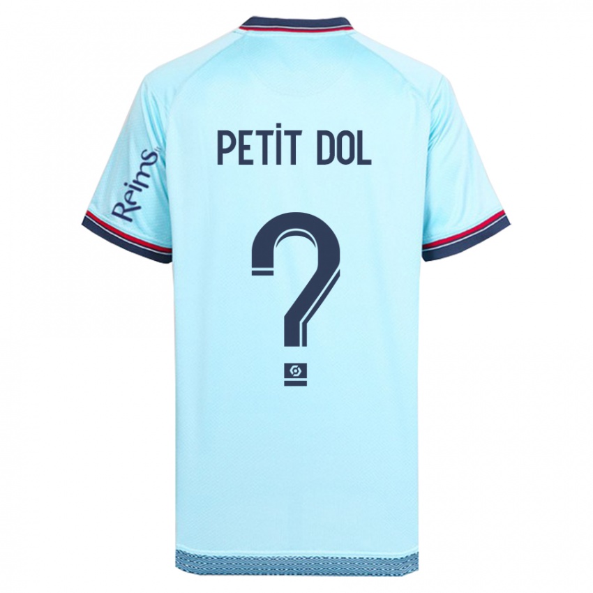 Męski Alvin Petit Dol #0 Niebieskie Niebo Wyjazdowa Koszulka 2023/24 Koszulki Klubowe