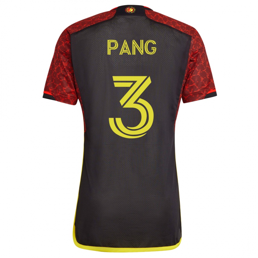 Męski Kaylene Pang #3 Pomarańczowy Wyjazdowa Koszulka 2023/24 Koszulki Klubowe