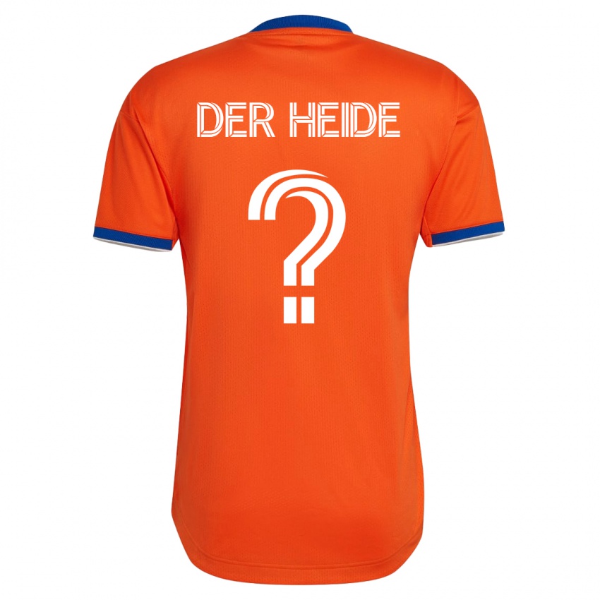Męski Dimas Van Der Heide #0 Biały Wyjazdowa Koszulka 2023/24 Koszulki Klubowe