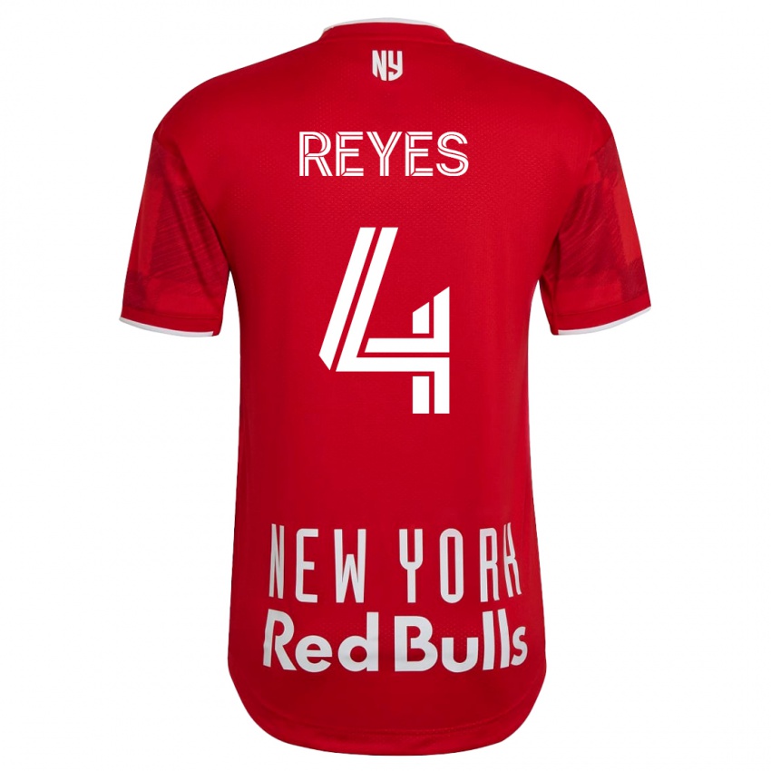 Męski Andrés Reyes #4 Beżowo-Złoty Wyjazdowa Koszulka 2023/24 Koszulki Klubowe