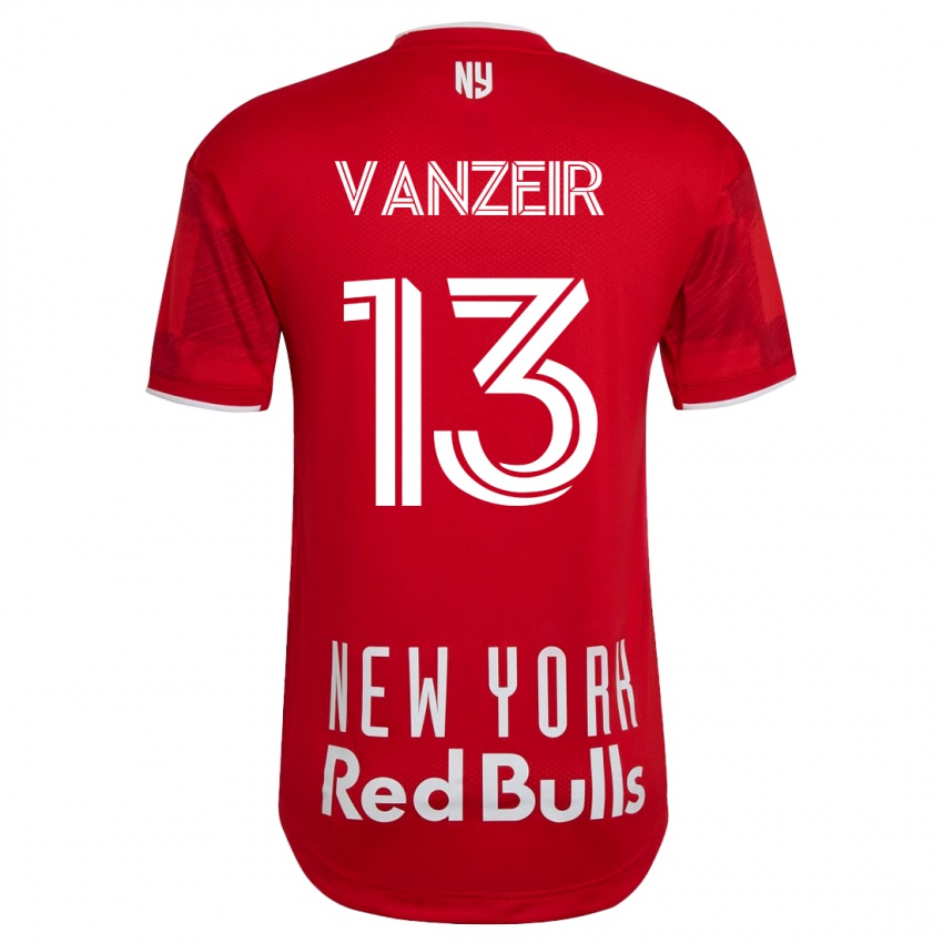 Męski Dante Vanzeir #13 Beżowo-Złoty Wyjazdowa Koszulka 2023/24 Koszulki Klubowe