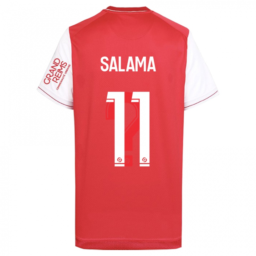Kobiety Amine Salama #11 Czerwony Domowa Koszulka 2023/24 Koszulki Klubowe