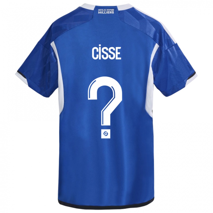 Kobiety Louis Cisse #0 Niebieski Domowa Koszulka 2023/24 Koszulki Klubowe