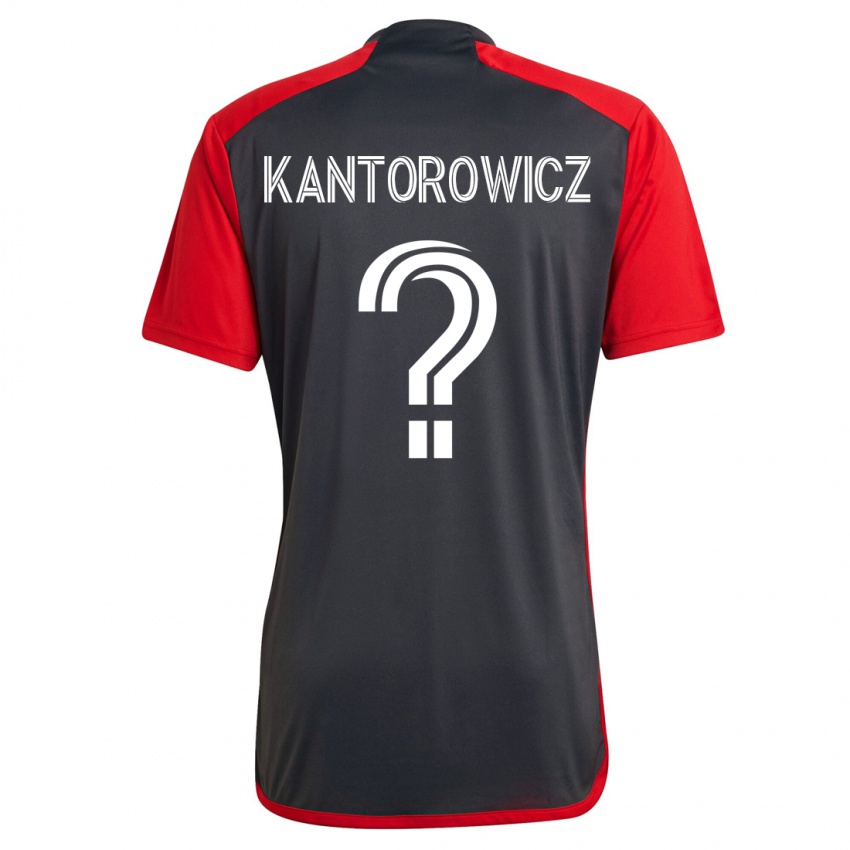 Kobiety Dominic Kantorowicz #0 Szary Domowa Koszulka 2023/24 Koszulki Klubowe