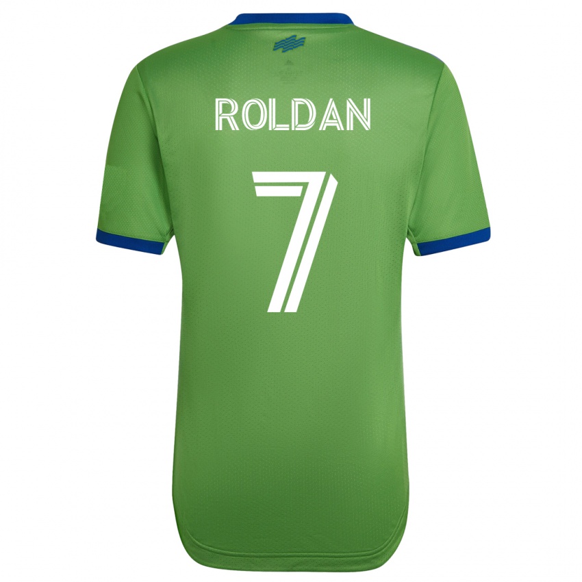 Kobiety Cristian Roldán #7 Zielony Domowa Koszulka 2023/24 Koszulki Klubowe