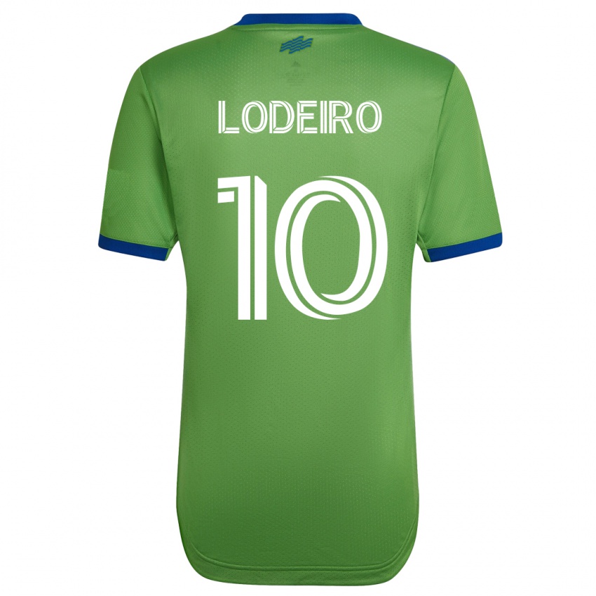 Kobiety Nicolás Lodeiro #10 Zielony Domowa Koszulka 2023/24 Koszulki Klubowe