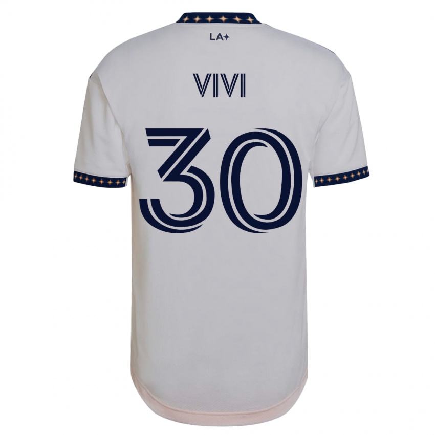 Kobiety Gino Vivi #30 Biały Domowa Koszulka 2023/24 Koszulki Klubowe