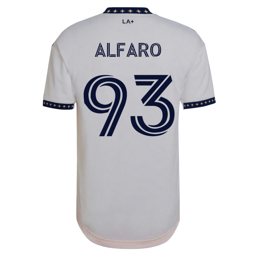 Kobiety Tony Alfaro #93 Biały Domowa Koszulka 2023/24 Koszulki Klubowe