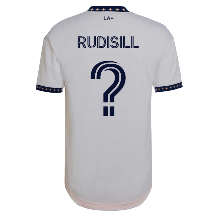Kobiety Paulo Rudisill #0 Biały Domowa Koszulka 2023/24 Koszulki Klubowe