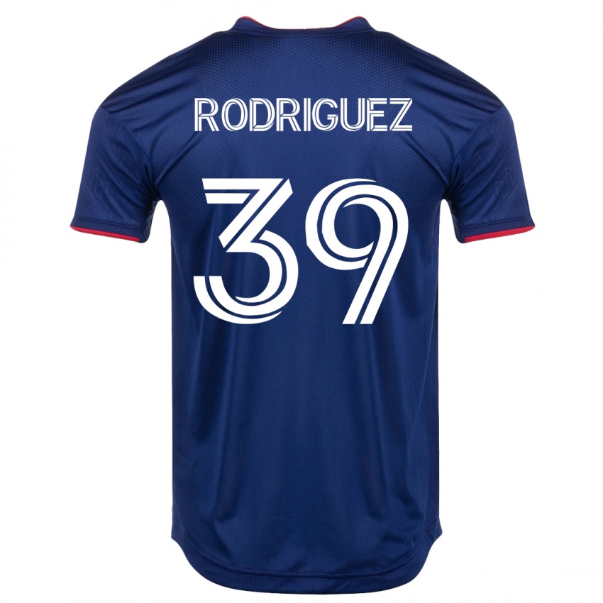 Kobiety Allan Rodriguez #39 Marynarka Wojenna Domowa Koszulka 2023/24 Koszulki Klubowe