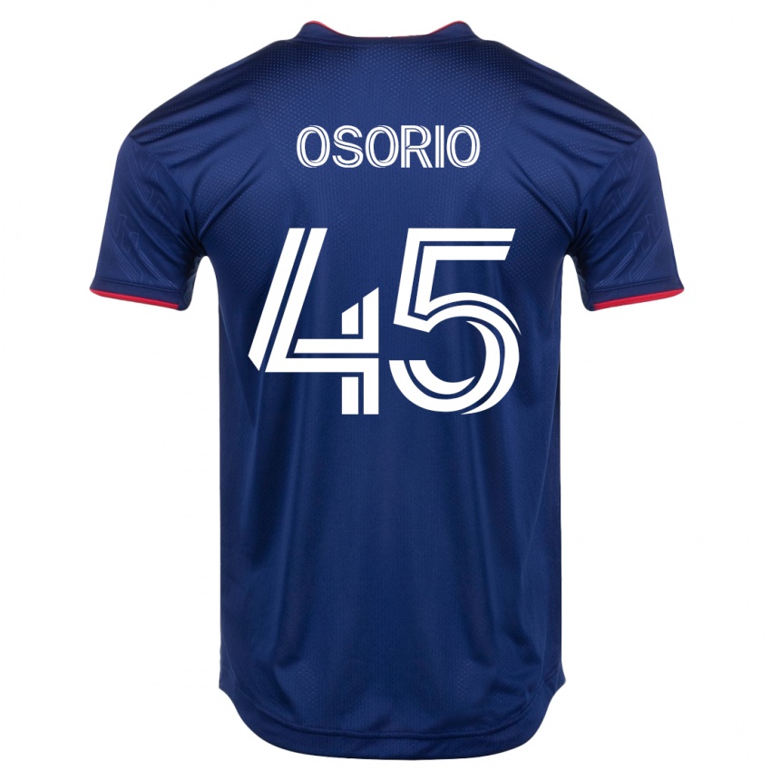 Kobiety Harold Osorio #45 Marynarka Wojenna Domowa Koszulka 2023/24 Koszulki Klubowe
