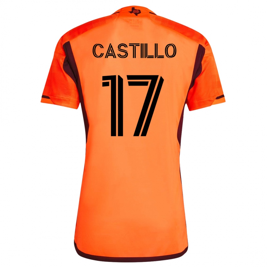 Kobiety Joyner Castillo #17 Pomarańczowy Domowa Koszulka 2023/24 Koszulki Klubowe