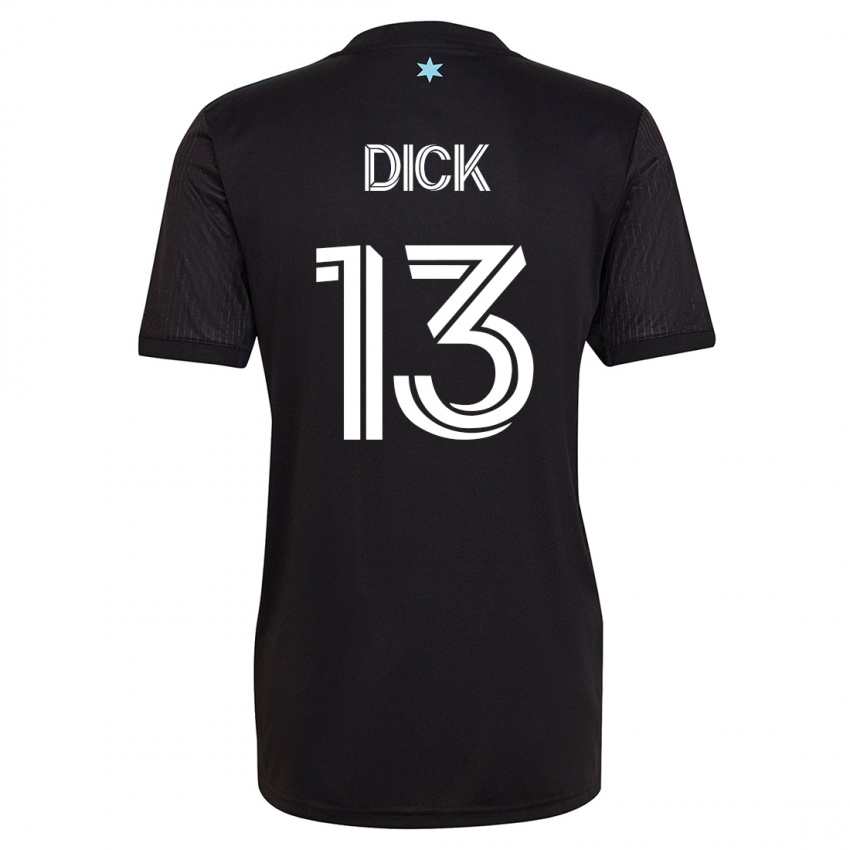 Kobiety Eric Dick #13 Czarny Domowa Koszulka 2023/24 Koszulki Klubowe