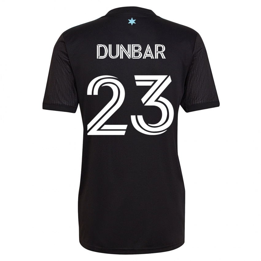 Kobiety Cameron Dunbar #23 Czarny Domowa Koszulka 2023/24 Koszulki Klubowe