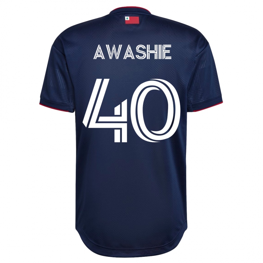 Kobiety Ben Awashie #40 Marynarka Wojenna Domowa Koszulka 2023/24 Koszulki Klubowe